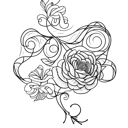 An intricate vine wrapping around the arm, with delicate flowers blooming along its length tattoo design idea