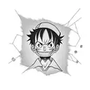 luffy tattoo design idea