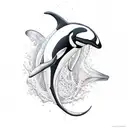 orca tattoo design idea