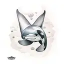orca tattoo design idea
