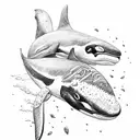 orca tattoo design idea