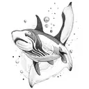 orca tattoo design idea
