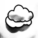 cloud tattoo design idea