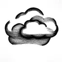 cloud tattoo design idea