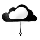 cloud tattoo design idea