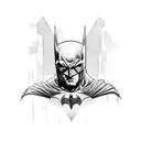 Batman spade tattoo design idea
