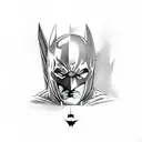 Batman spade tattoo design idea