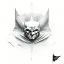 Batman spade tattoo design idea