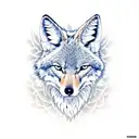 coyote tattoo design idea