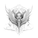 caduceus skill tattoo design idea