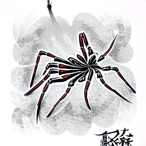 Spider tattoo design idea