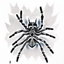 Spider tattoo design idea