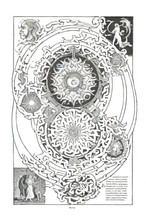 9 circles of inferno  Dante Alighieri tattoo design idea