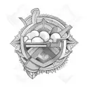 portuguese tiles pattern tattoo design idea