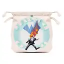 canvas moneysack slightly open and hundered dollar bills fly out and start on fire as it flies out and away from the bag tattoo design idea