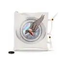 canvas moneysack slightly open and hundered dollar bills fly out and start on fire as it flies out and away from the bag tattoo design idea