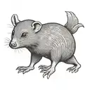 little Mole tattoo design idea