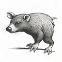 little Mole tattoo design idea