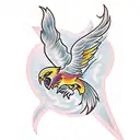 Phoenix motorcycle  tattoo design idea
