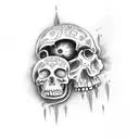 memento vivere memento mori tattoo design idea