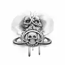 memento vivere memento mori tattoo design idea