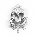 memento vivere memento mori tattoo design idea