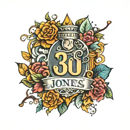 Jones US 30 tattoo design idea