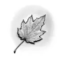Maple Leaf tattoo design idea