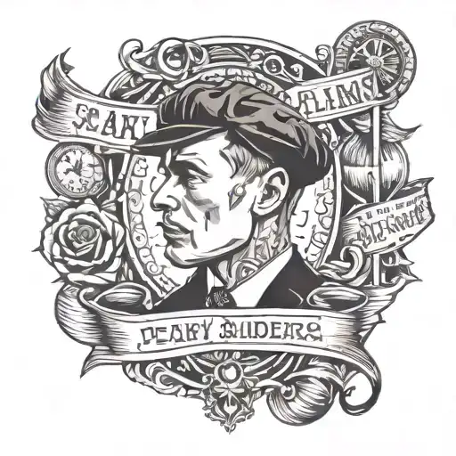 peaky blinders tattoo design idea
