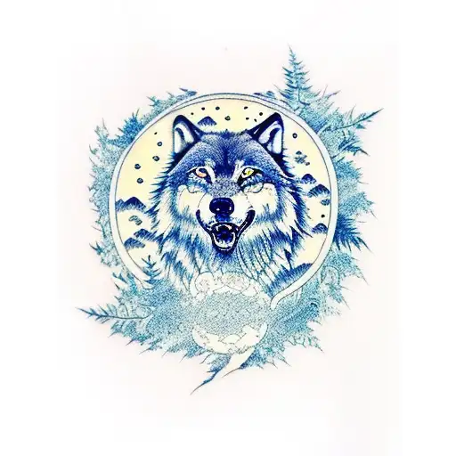 Mini Wolf & Lions - Pack - ArtWear Tattoo