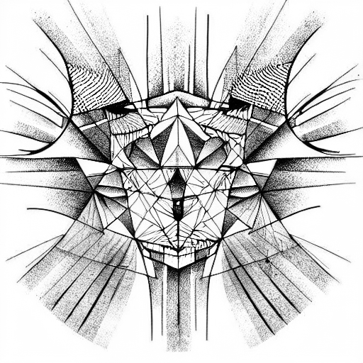 techno tattoo design idea