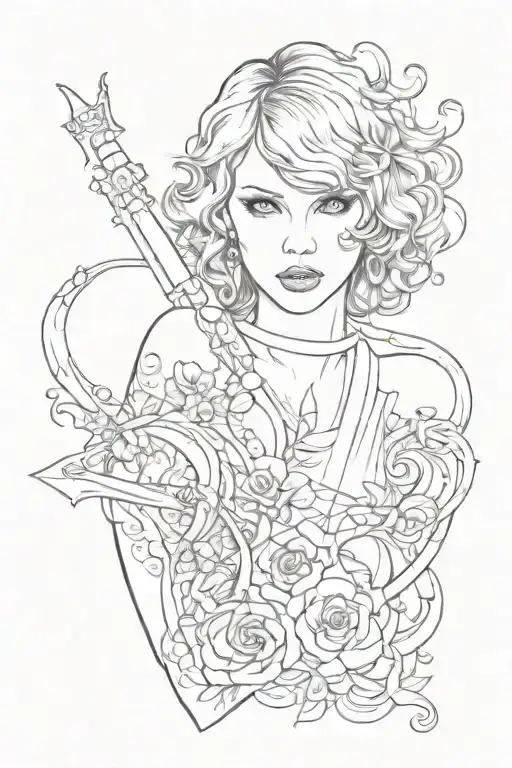 Taylor Swift- Long Live and You're on Your Own, Kid tattoo design idea