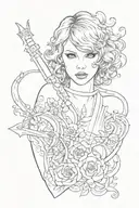 Taylor Swift- Long Live and You're on Your Own, Kid tattoo design idea