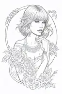 Taylor Swift- Long Live and You're on Your Own, Kid tattoo design idea
