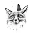 Fox tattoo design idea