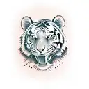 Tiger tattoo design idea