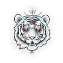 Tiger tattoo design idea