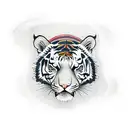 Tiger tattoo design idea