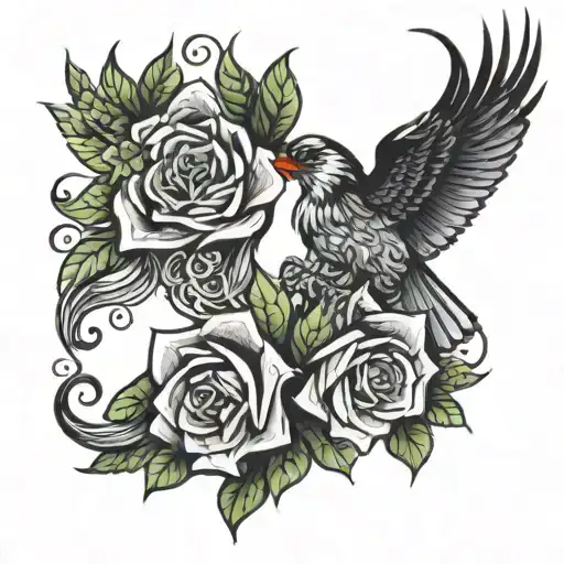 I'd die in my sleep to live in your arms tattoo design idea