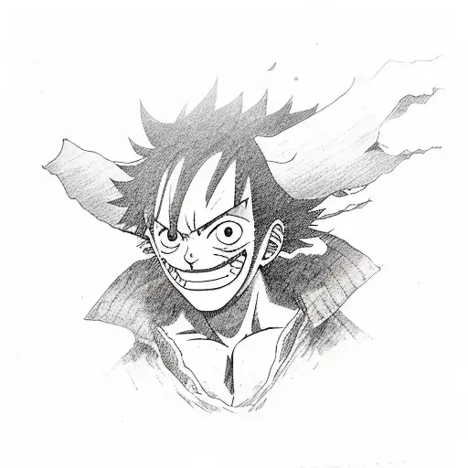 Luffy  tattoo design idea