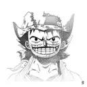 Luffy  tattoo design idea
