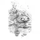 scuba diving tattoo design idea