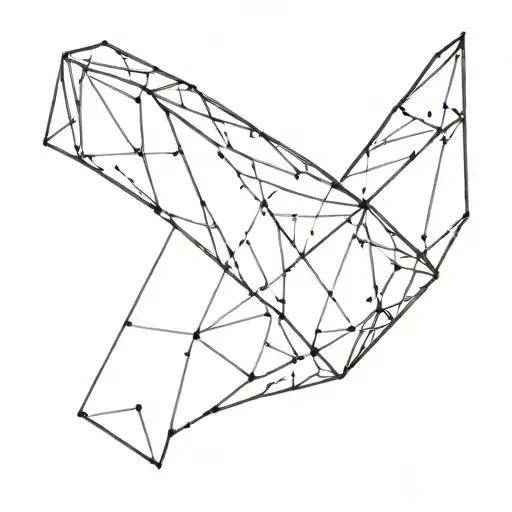 broken glass tattoo design idea