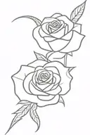 dagger snake rose tattoo design idea