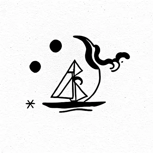 voyage tattoo design idea