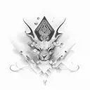 Elegant calligraphy of the client's own signature tattoo design idea