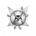 Sparrow tattoo design idea