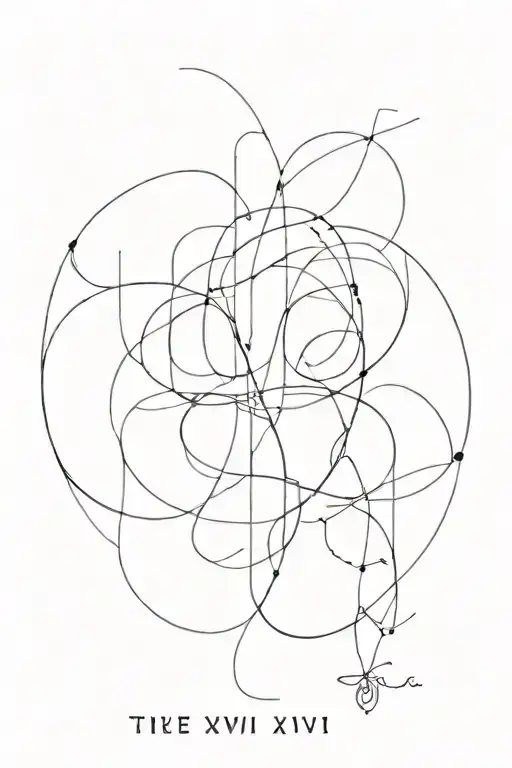 XVII -  I - MMXXIV tattoo design idea