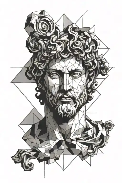 christian aries holy bible Michelangelo's David tattoo design idea