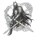 Dark Souls tattoo design idea